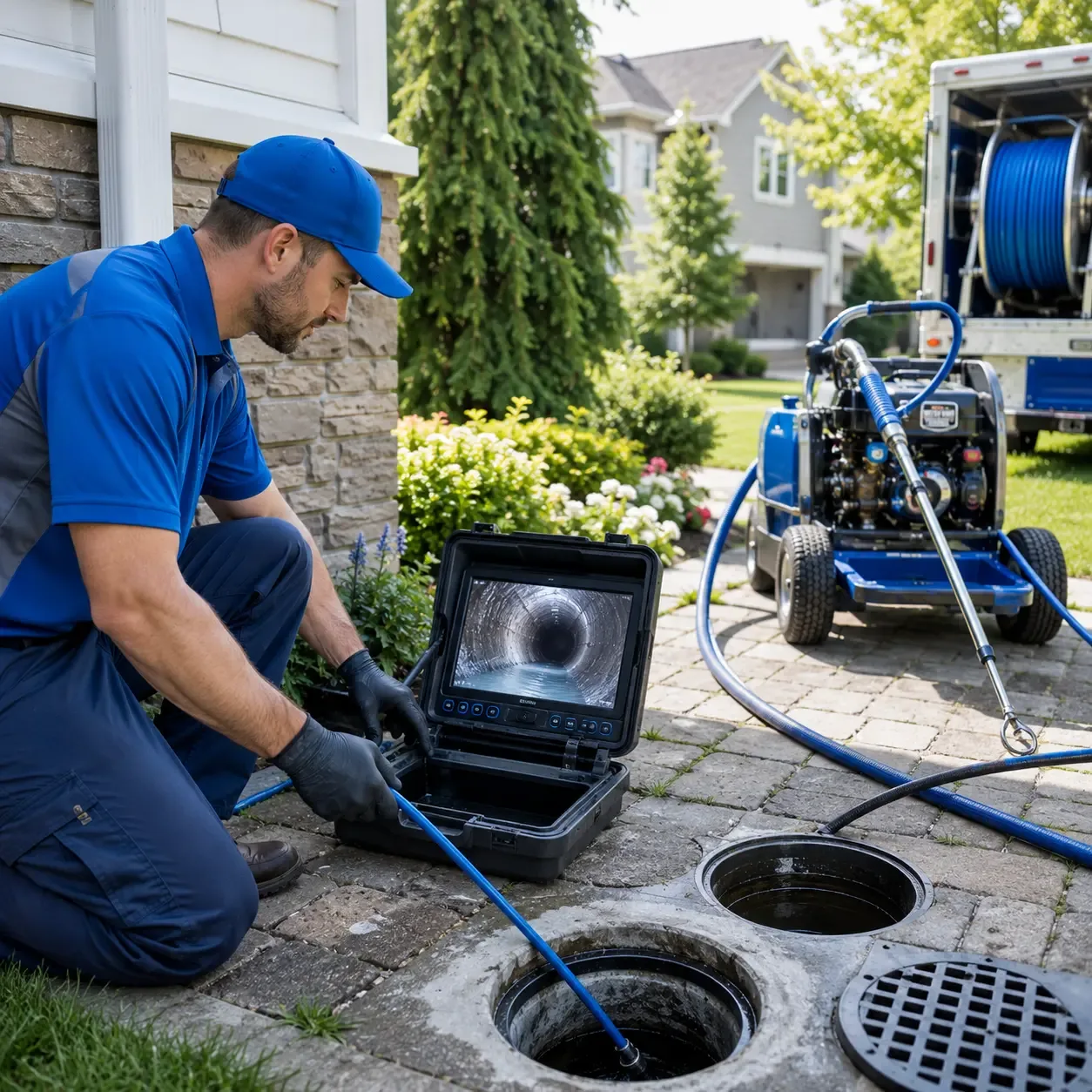 Outdoor drain cleaning professionals serving Jacksonville, NC